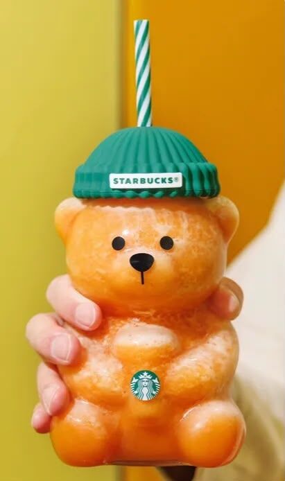 美版 Starbucks 20oz Bearista 熊熊玻璃杯