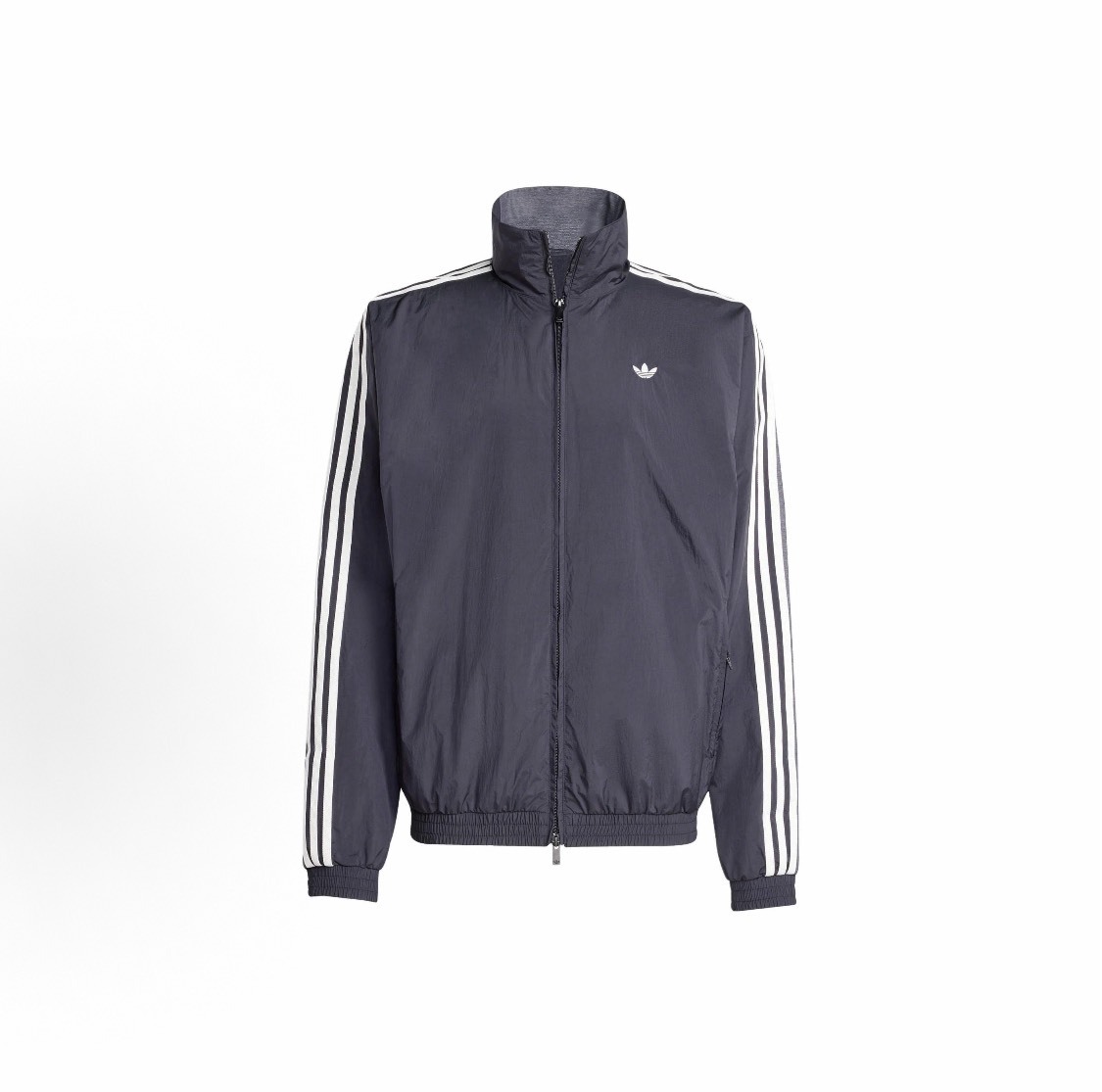 Adidas Originals R3CD 立領 寬鬆 尼龍 拉鍊 口袋 外套 黑灰