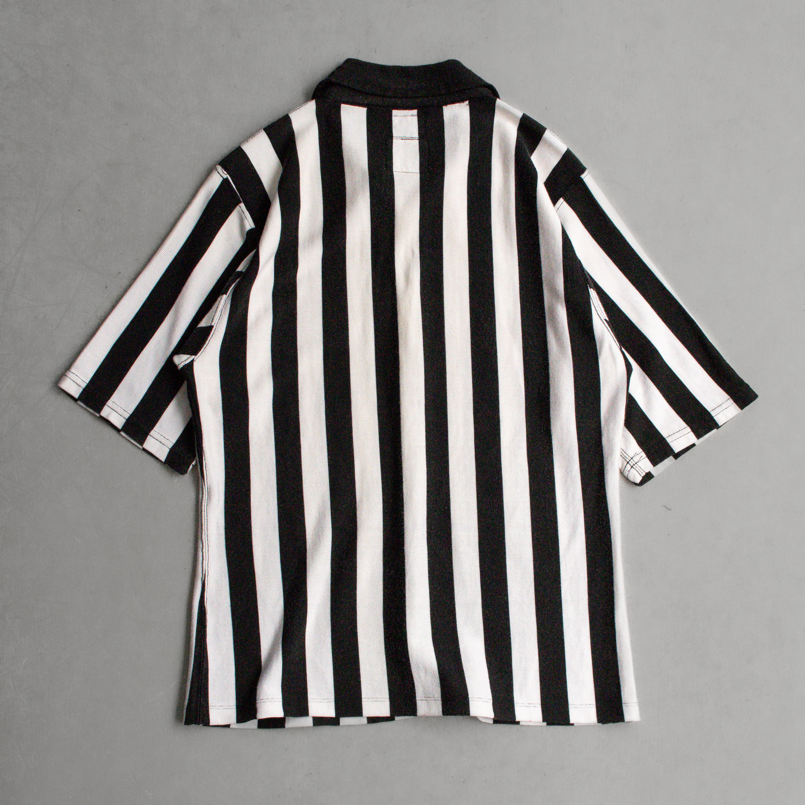 60S RAYON BLEND ATHLETIC JERSEY 美國製 嫘縈 條紋 短袖 運動服