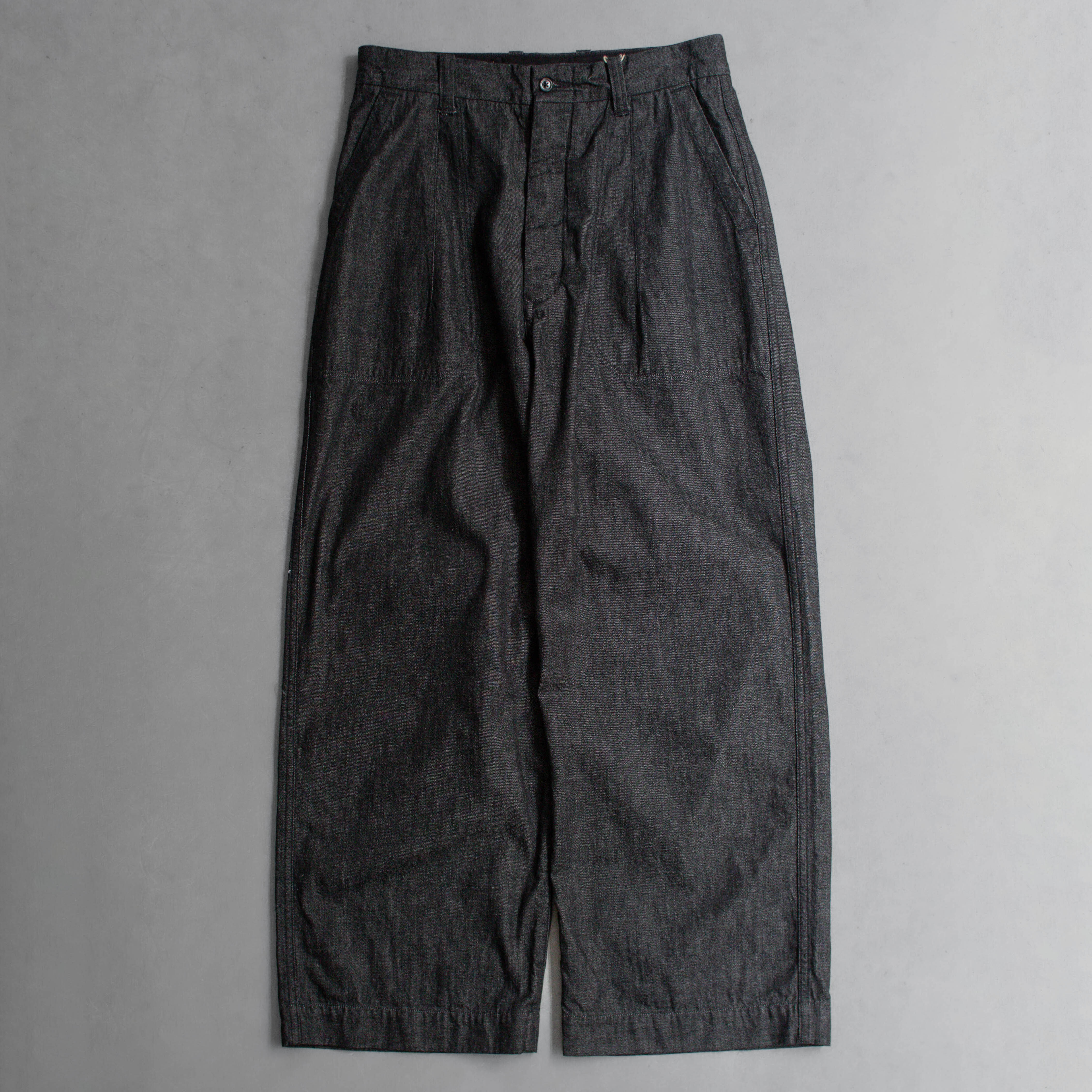 HAVERSACK DENIM BAKER PANTS 丹寧 直筒 寬版 長褲 黑色