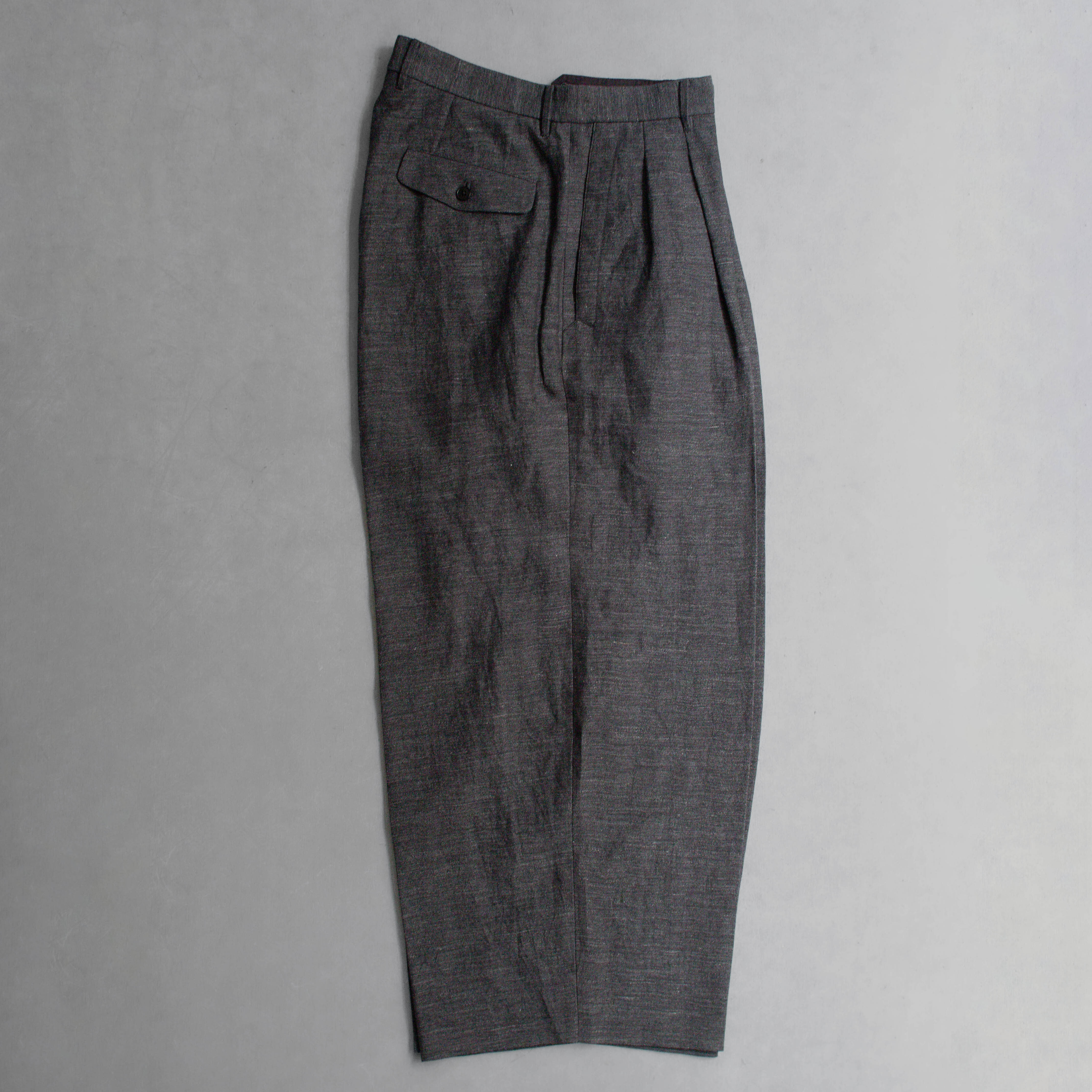 HAVERSACK HERRINGBONE WIDE PANTS 人字紋 棉麻 寬版 長褲