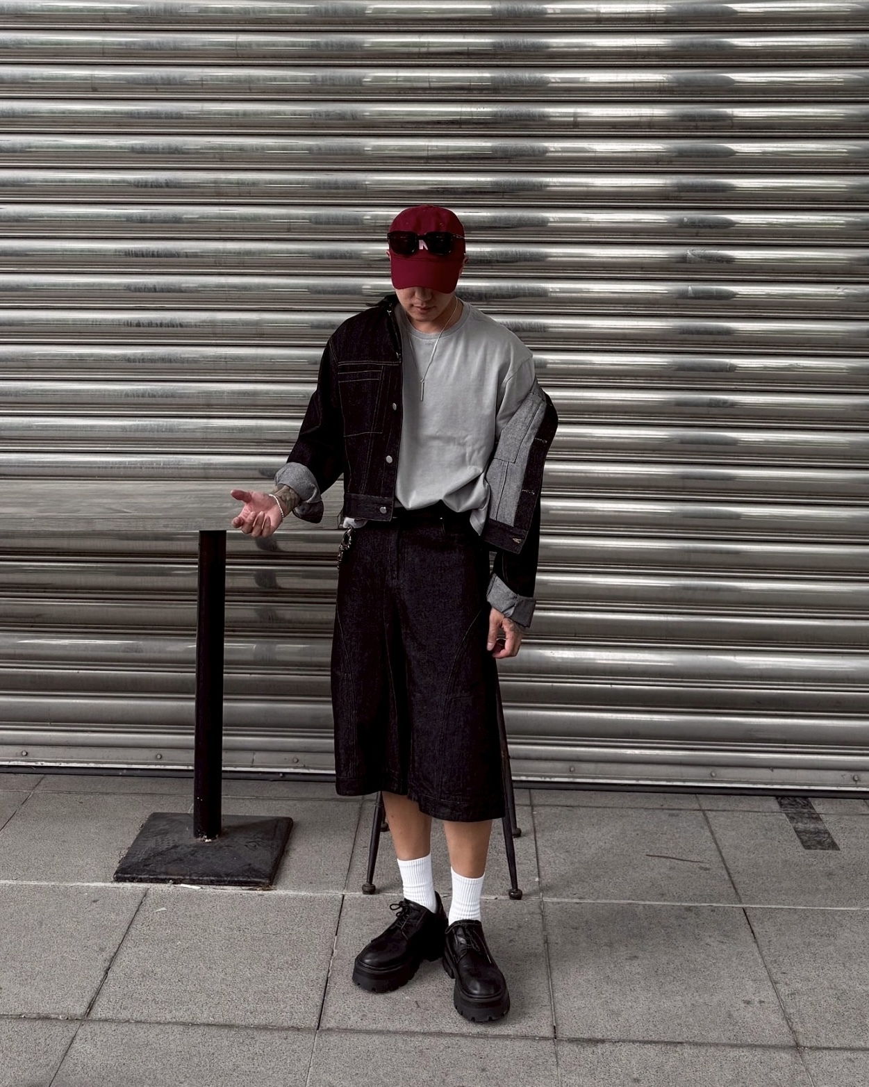 街頭 水洗 BOXY 短寬 短袖