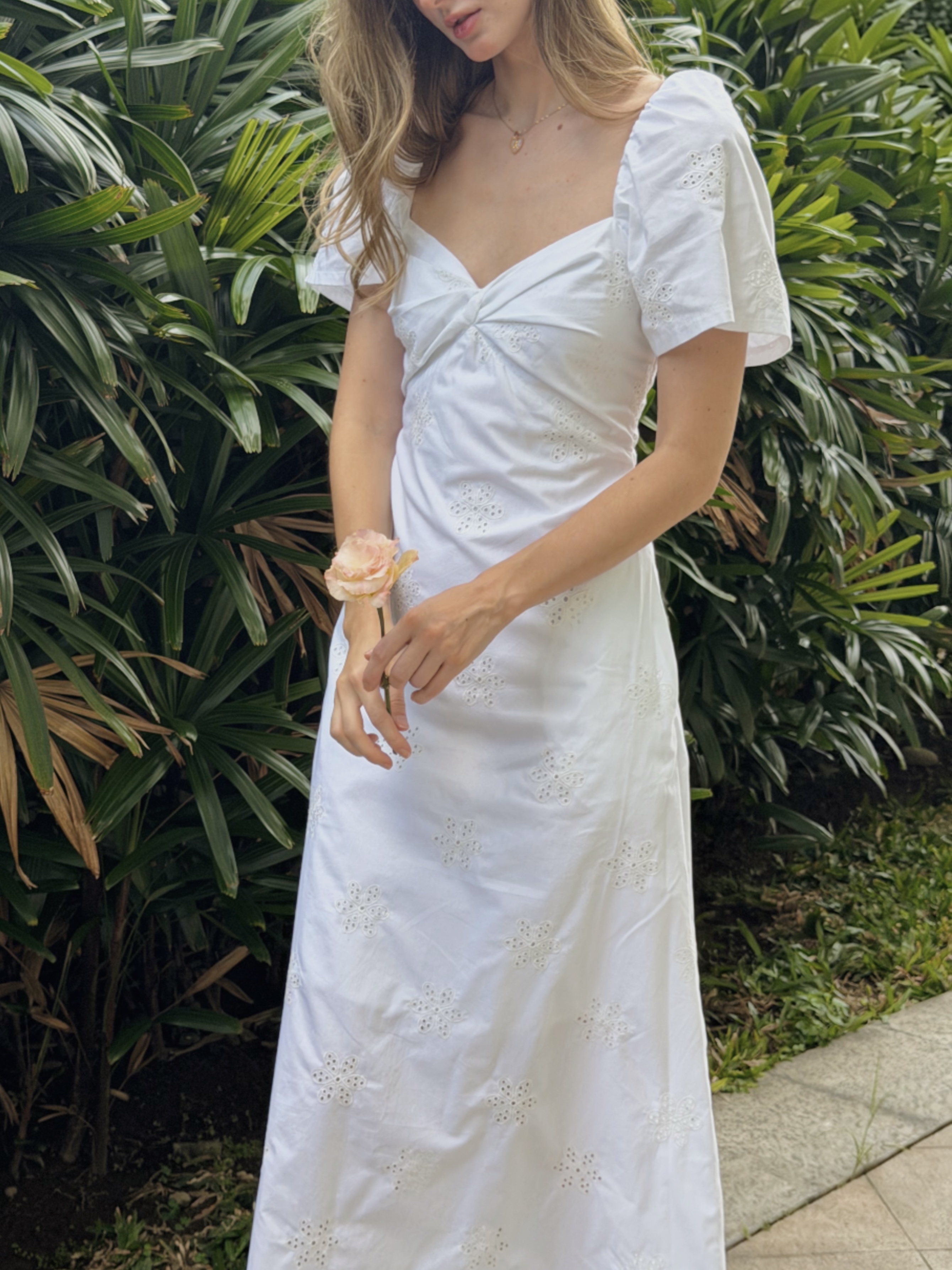 Corynn Broderie Dress
