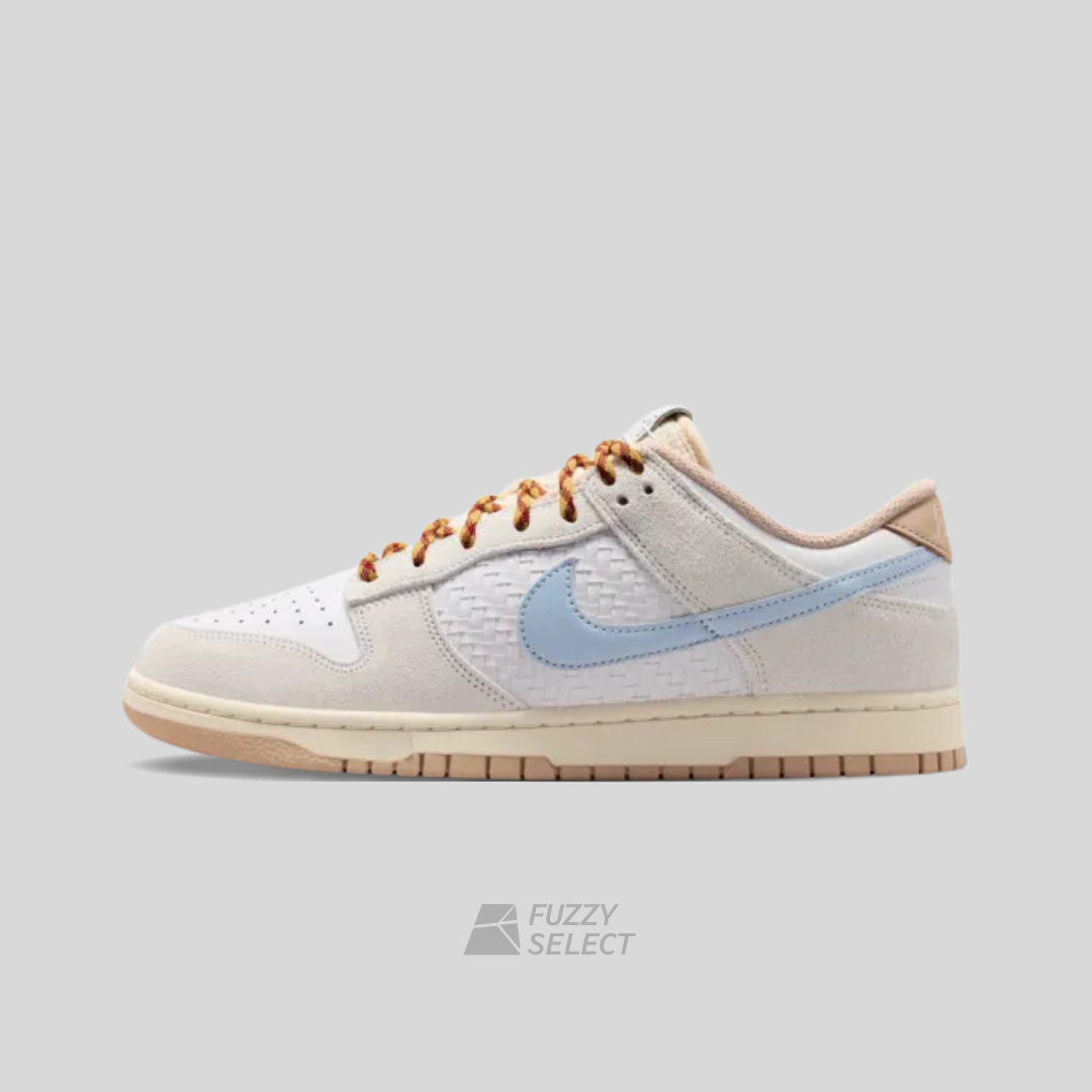 【逢甲 FUZZY】Nike Dunk Low "Woven Suede"編織 白藍 IW2016-141