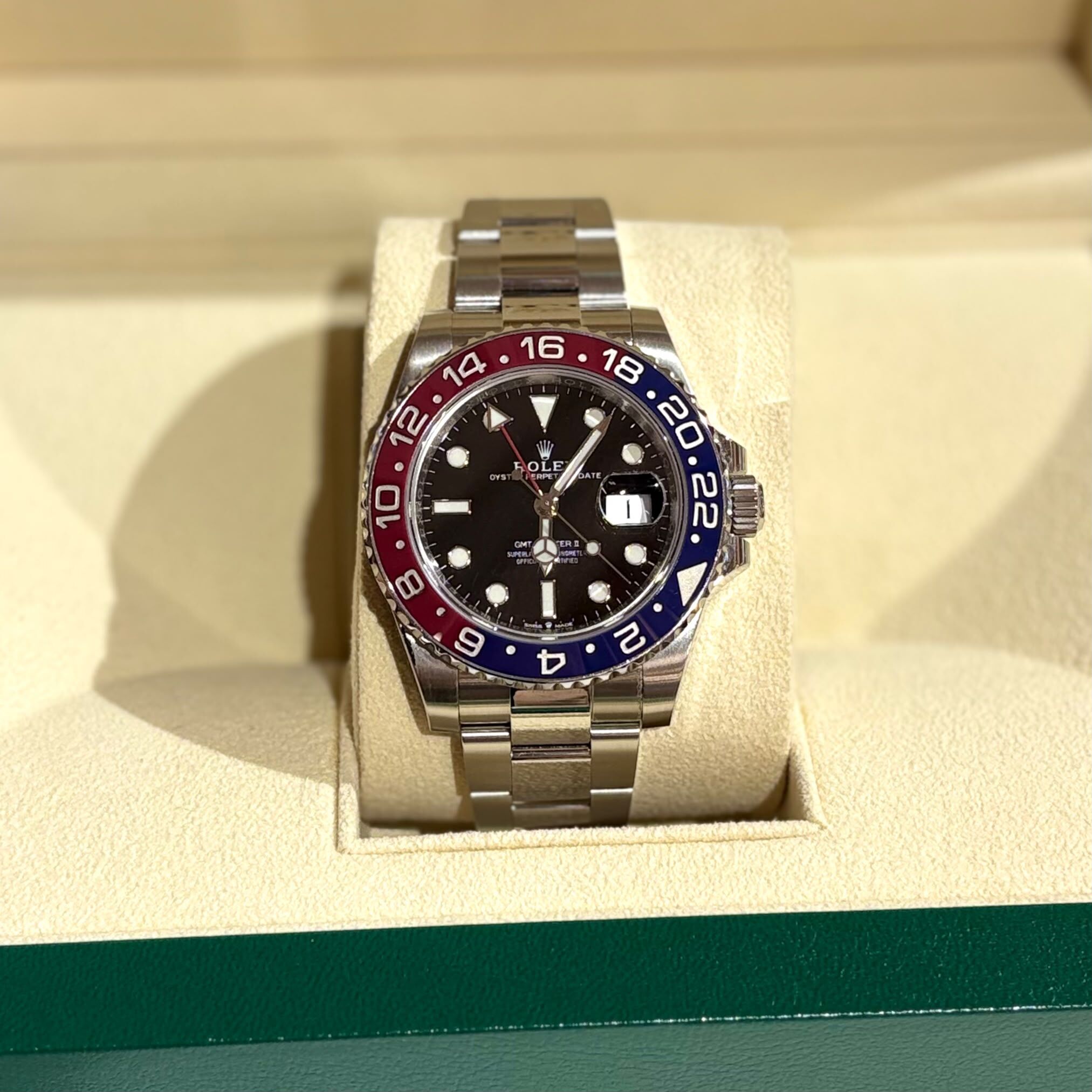 全新ROLEX手錶 GMT-MASTER II 126710BLRO 40MM 紅藍百事圈鋼錶 #BRAND NEW #香榭站正品