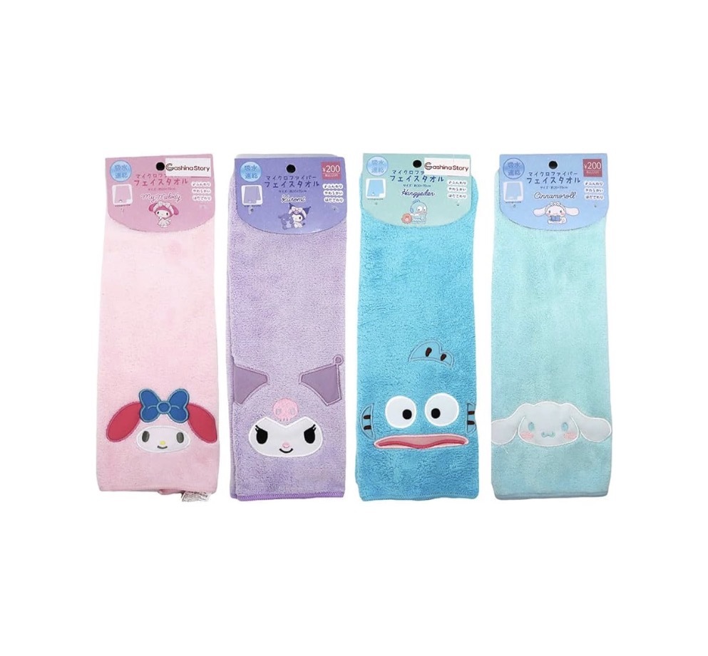 JP Sanrio 超軟毛吸水料刺繡長毛巾 4987 TK260719