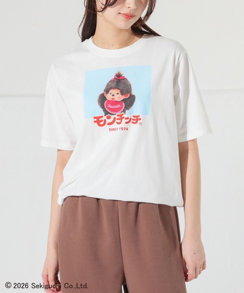 日本 Honeys × Monchhichi  蒙奇奇 聯名 短袖 兩色