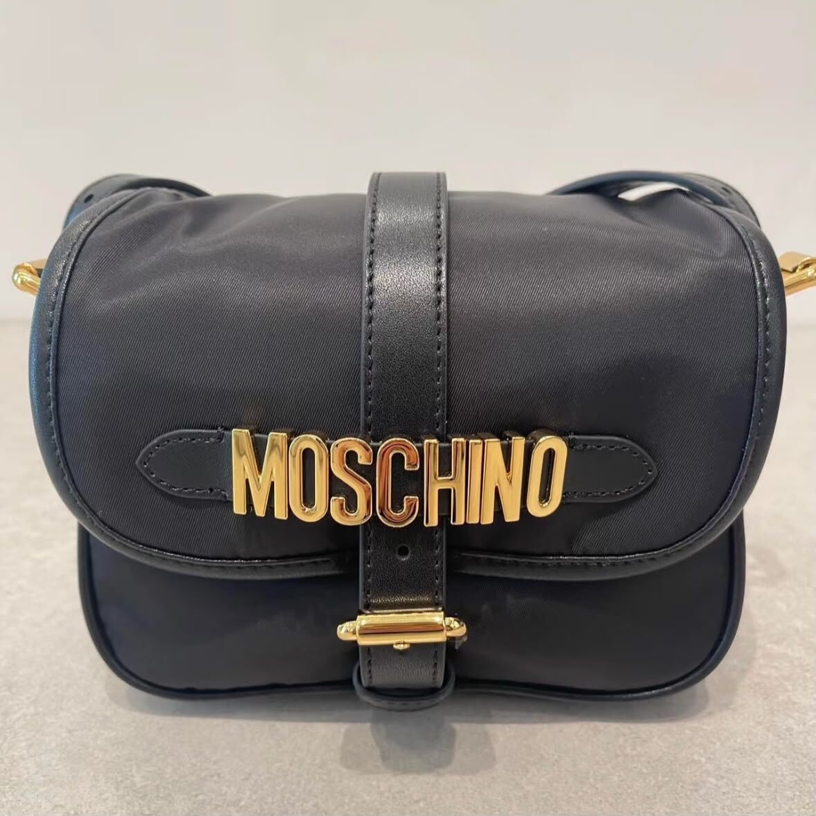 【預購】Love Moschino H0719506 黑色馬鞍包