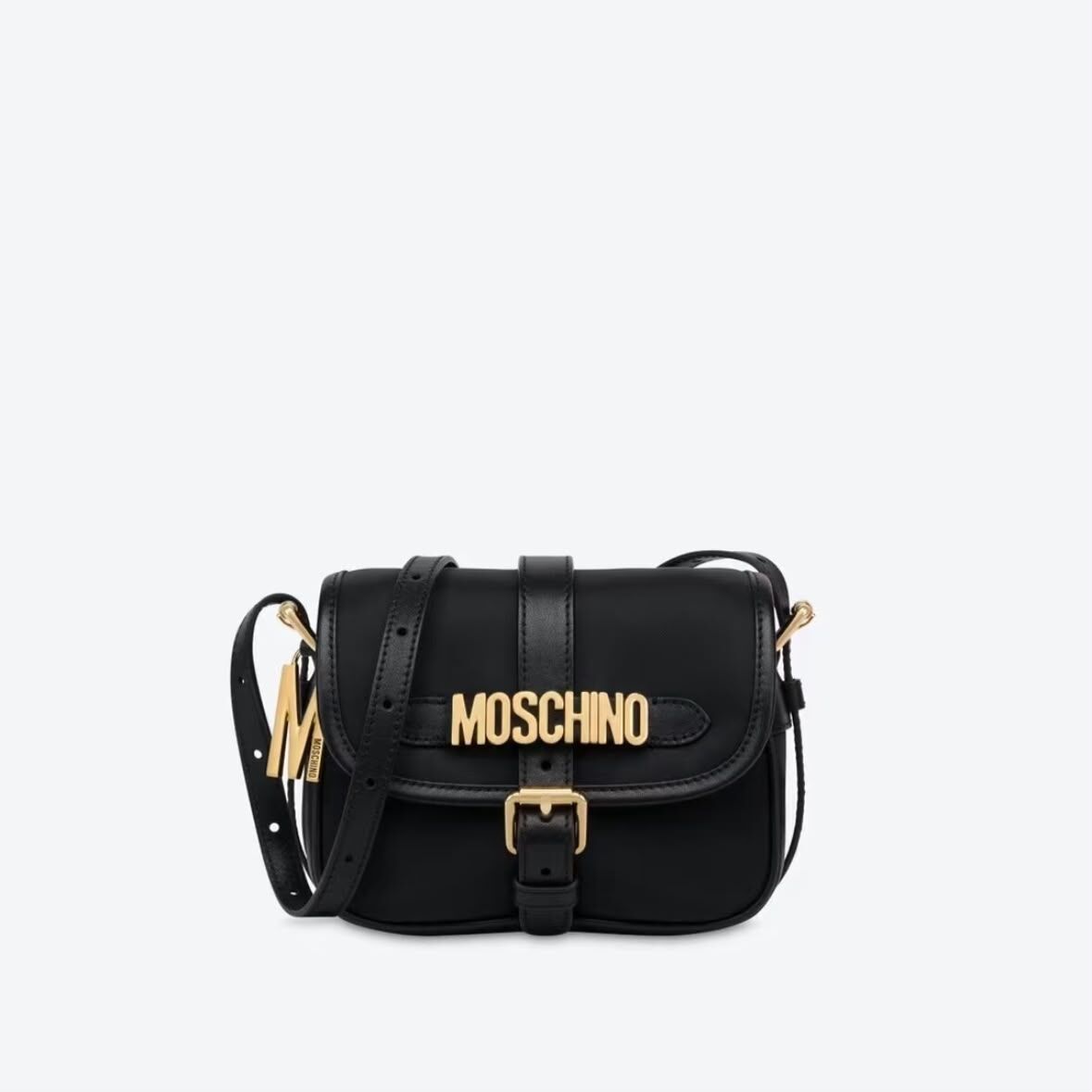 【預購】Love Moschino H0719506 黑色馬鞍包