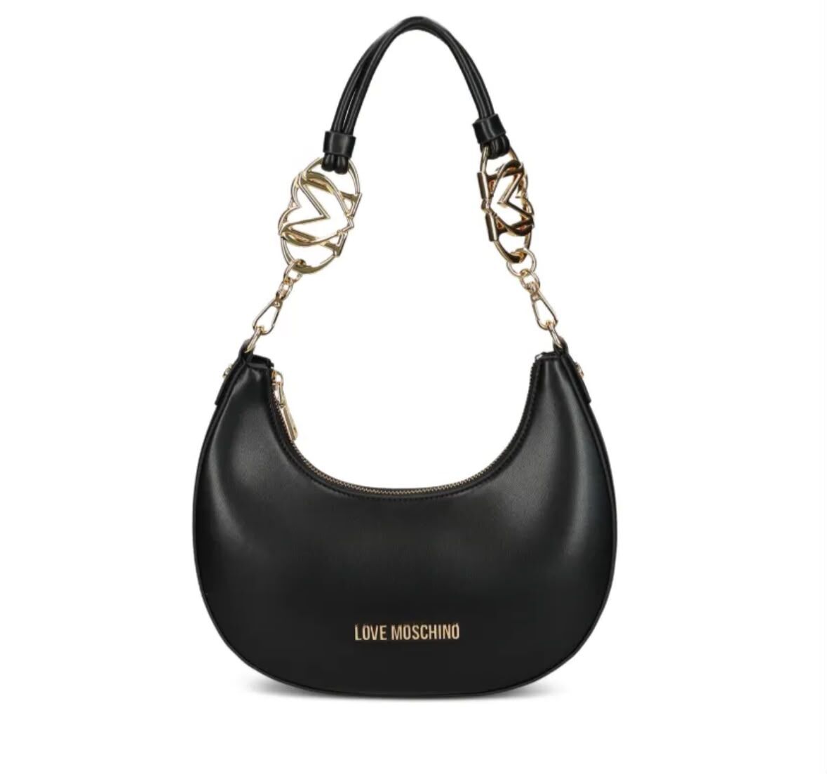 【預購】Love Moschino H0719503 黑色半月包