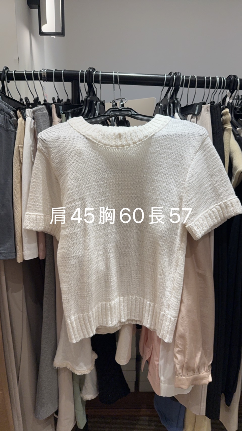 VR6424 針織短袖毛衣 *特價貨品不設退換*