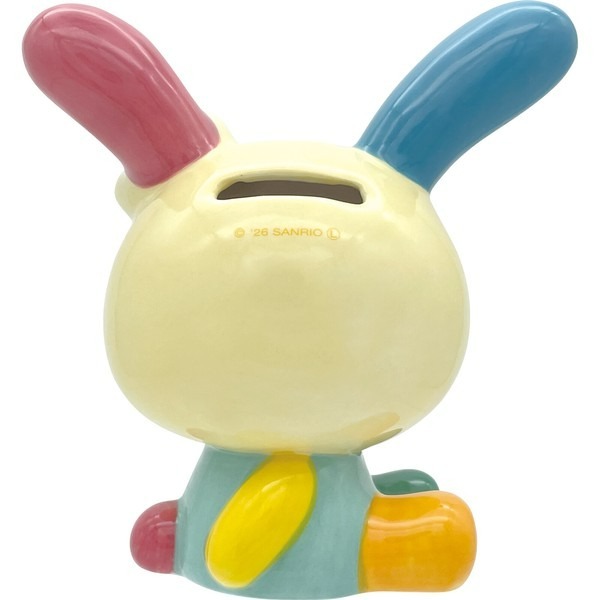 日本 Sanrio Usahana 彩虹兔 陶瓷存錢筒 / 錢罌