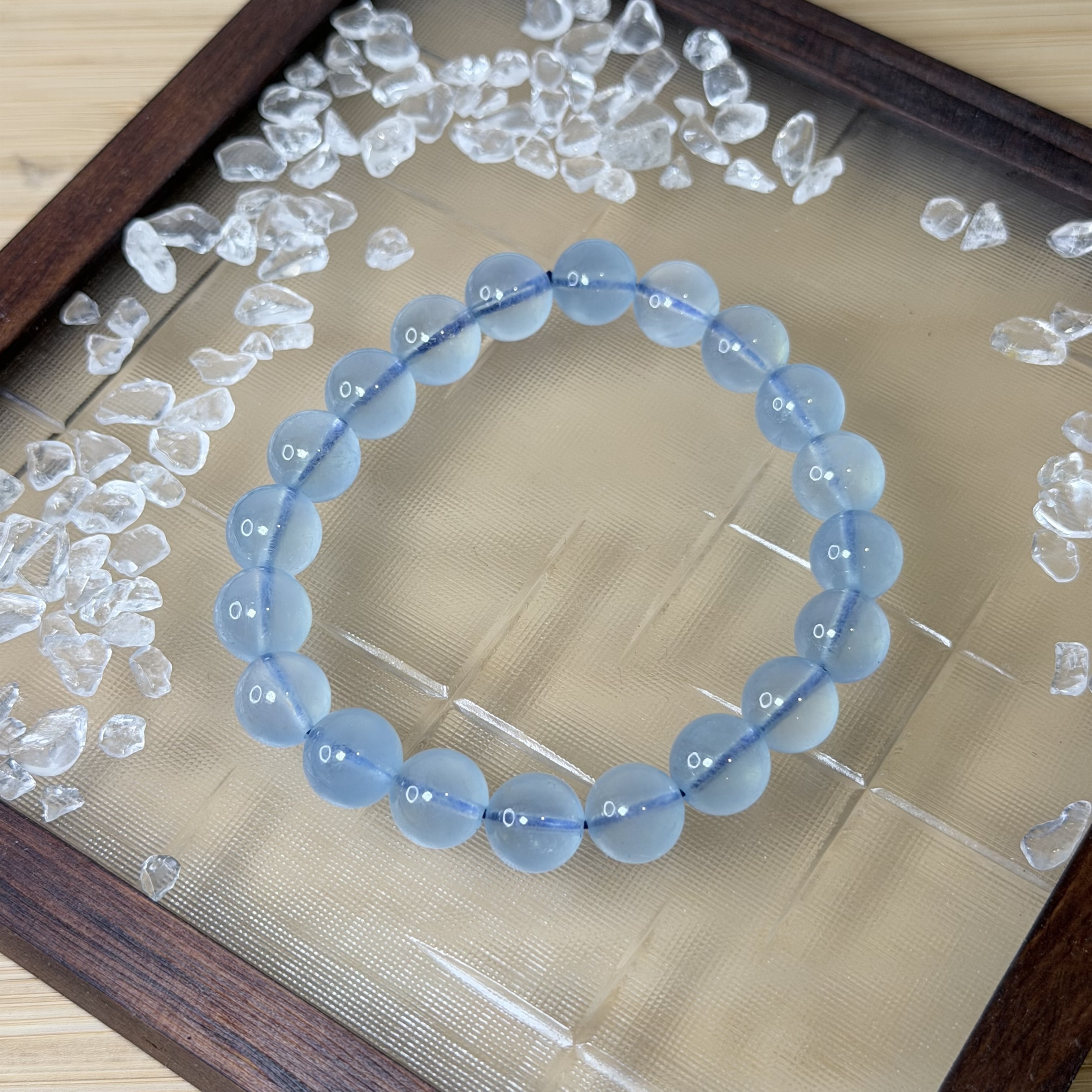 海藍寶手串丨10mm