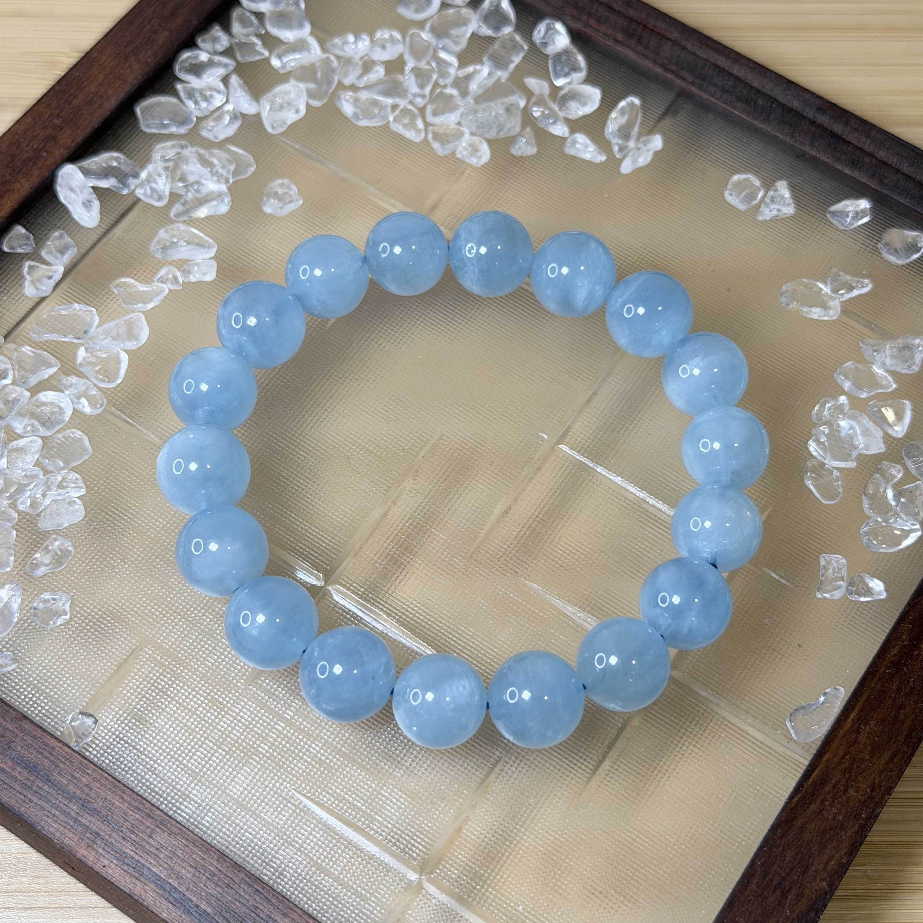 海藍寶手串丨11mm