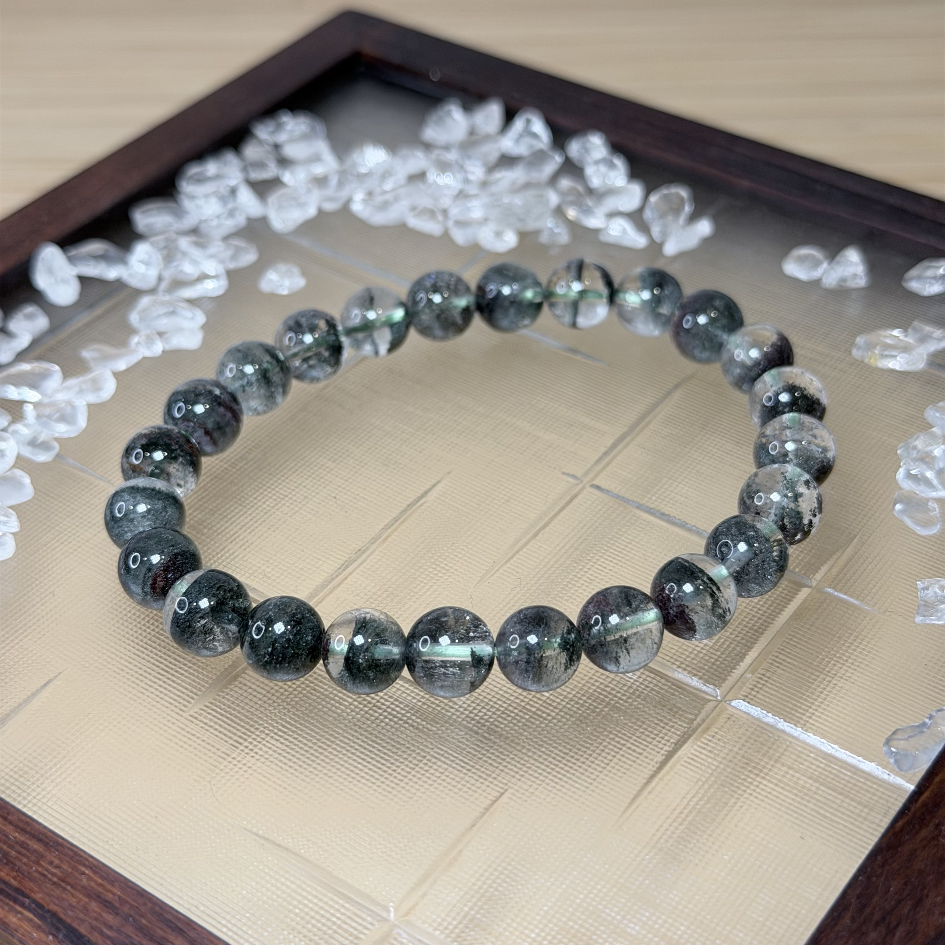 綠幽靈手串丨8mm