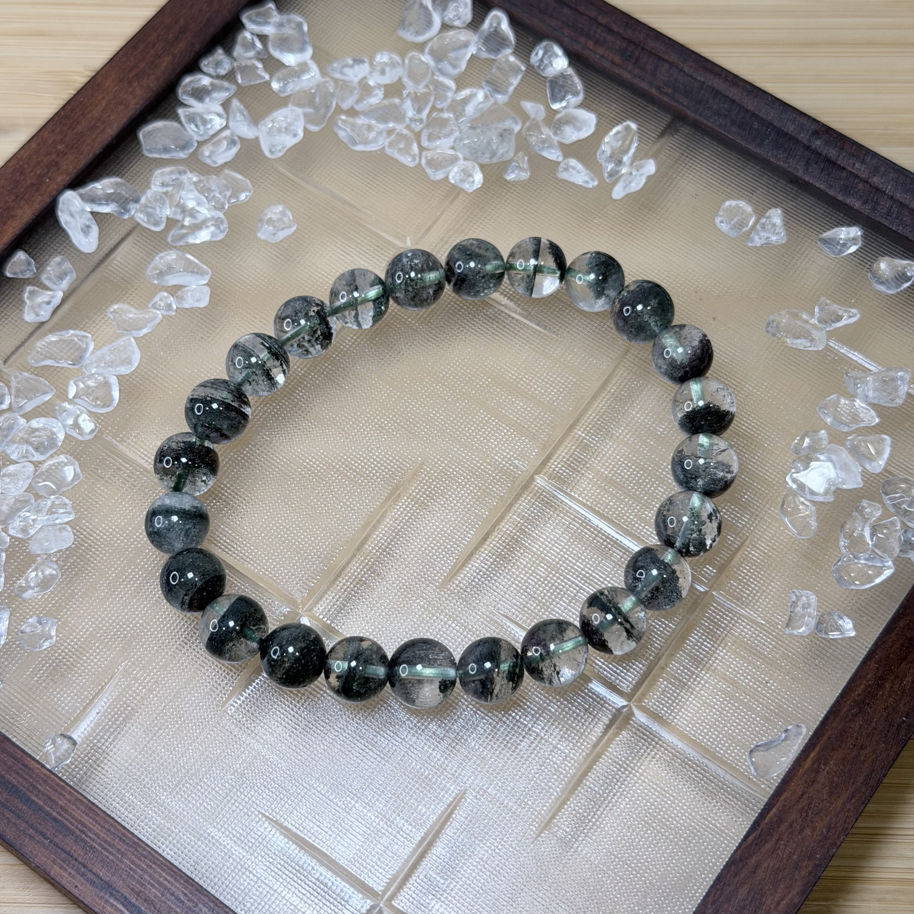 綠幽靈手串丨8mm
