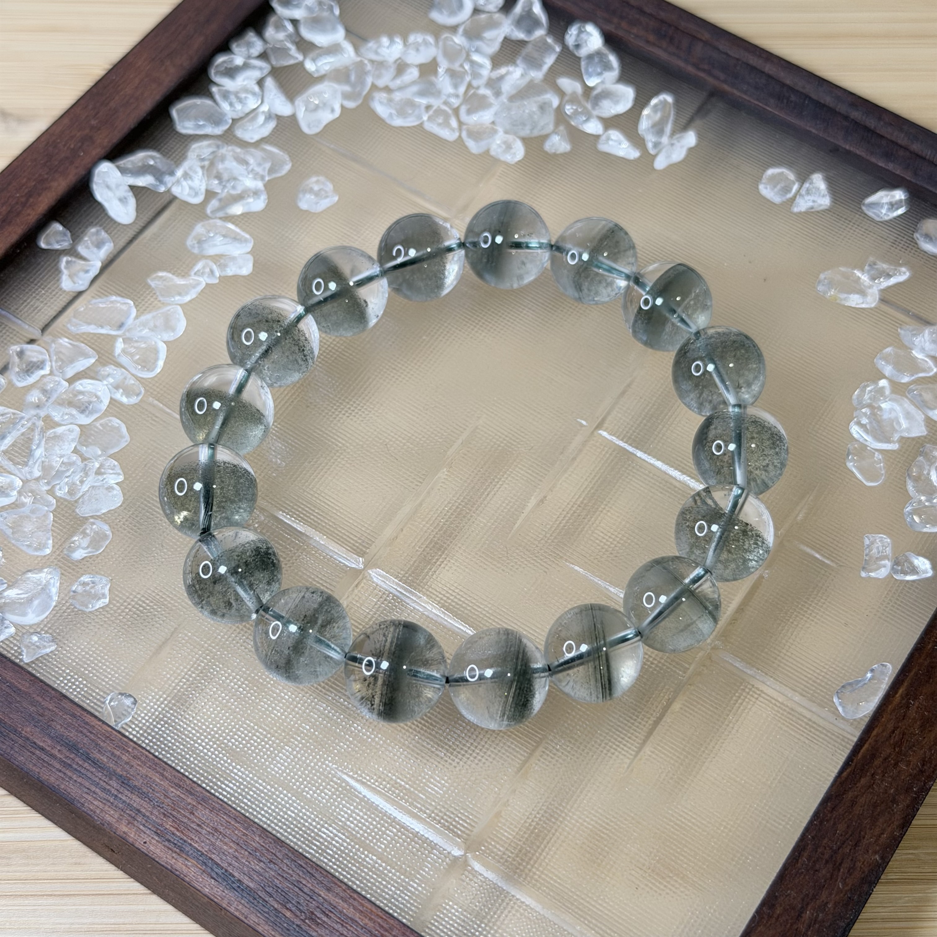 綠幽靈手串丨11mm