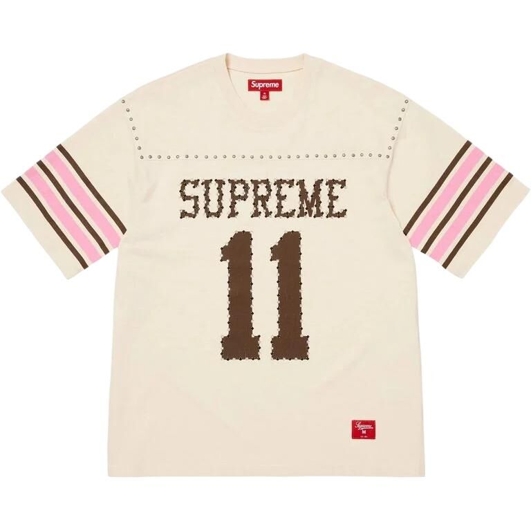 【代購】Supreme SS26 WEEK1 Studded S/S Football Top Soccer Jersey Unisex SUP-SS26-012