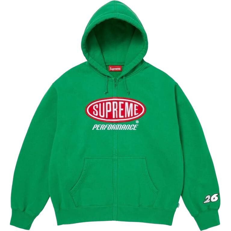 【代購】Supreme SS26 WEEK1 Performance Zip Up Hooded Sweatshirt Unisex SUP-SS26-015