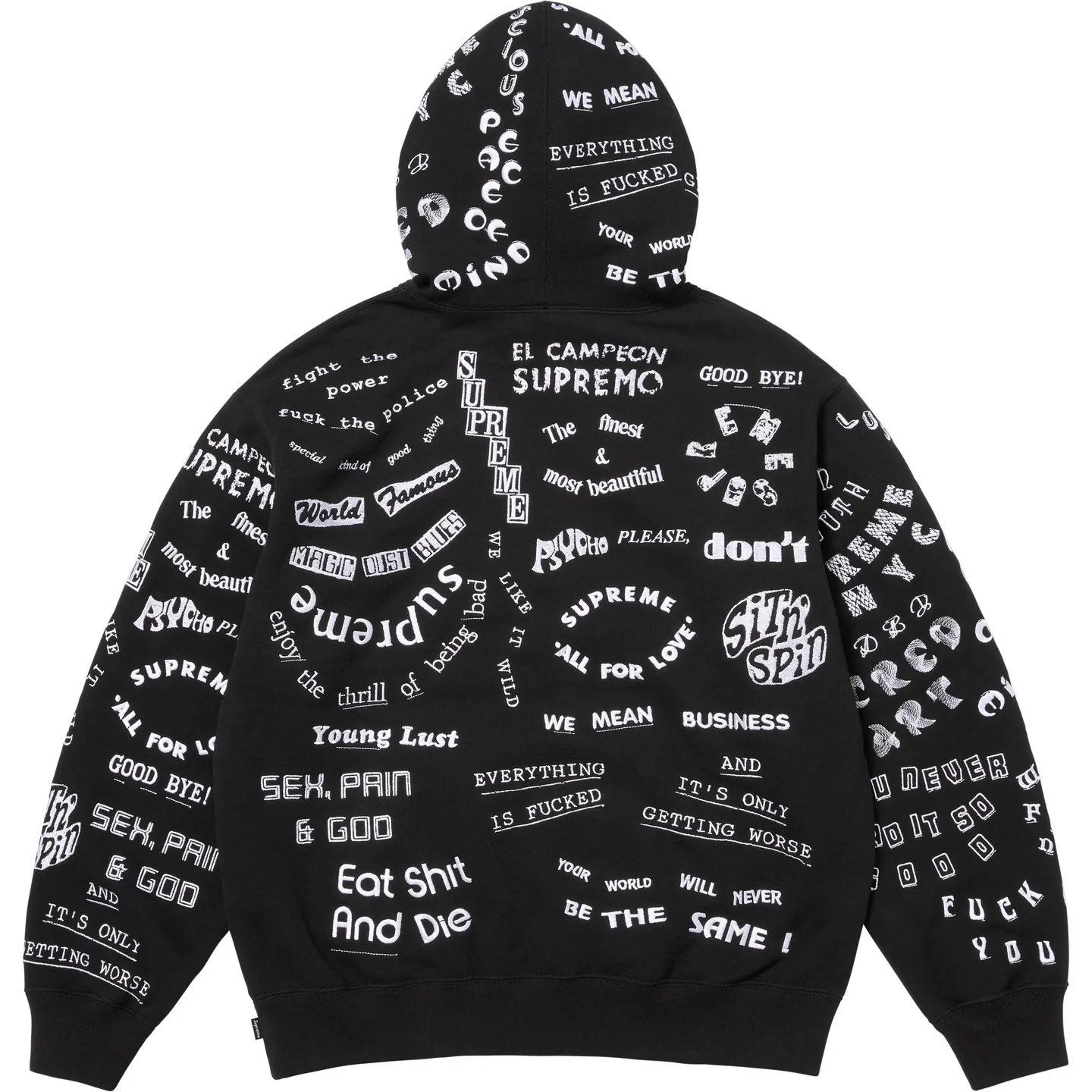 【代購】Supreme SS26 WEEK1 Too Deadly Hooded Sweatshirt Unisex SUP-SS26-032