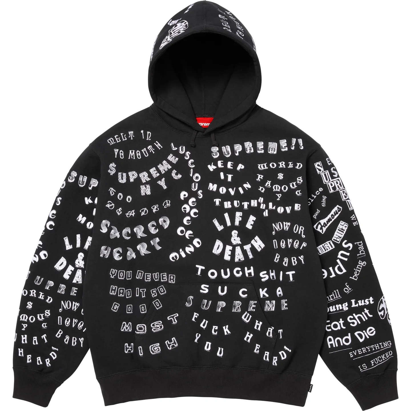 【代購】Supreme SS26 WEEK1 Too Deadly Hooded Sweatshirt Unisex SUP-SS26-032