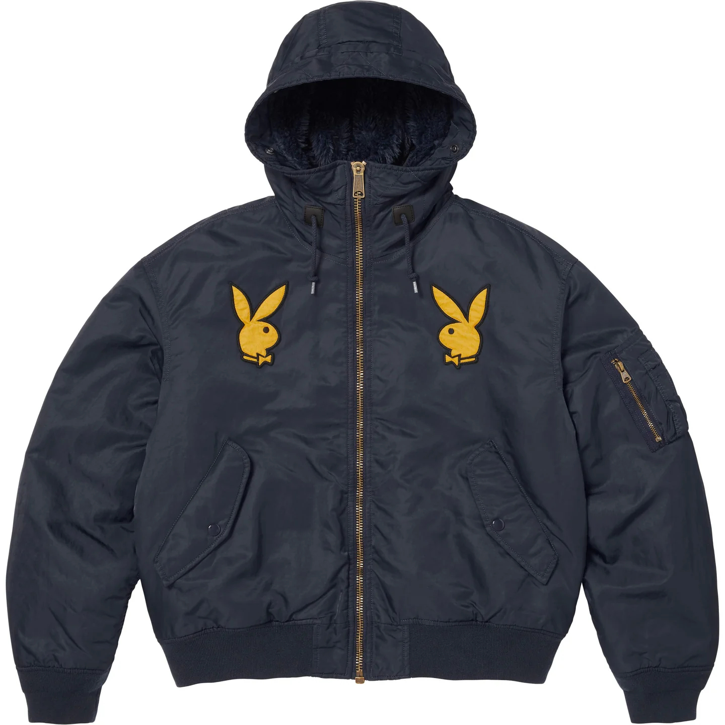 【代購】Supreme x Playboy SS26 WEEK3 Hooded MA 1 Puffer Jacket Unisex SUP-SS26-052