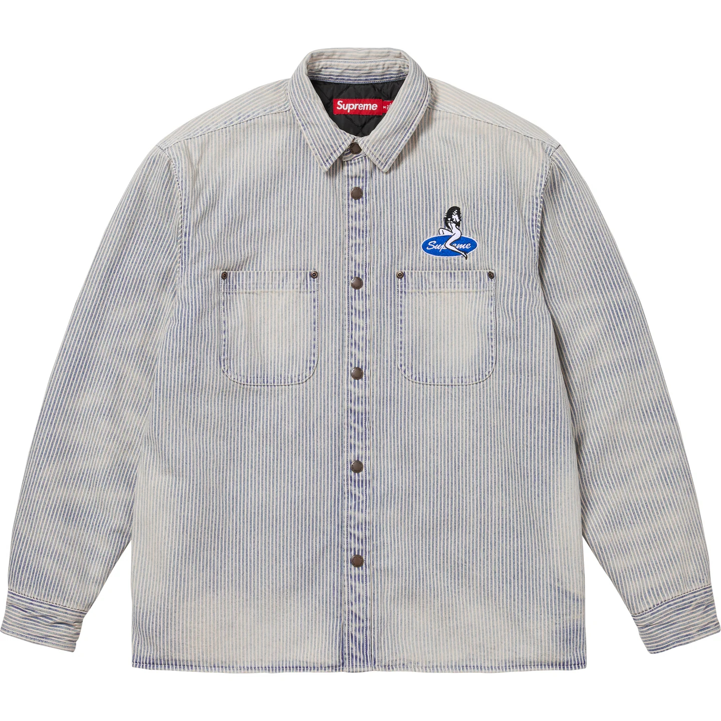 【代購】Supreme SS26 WEEK3 Quilted Lined Denim Snap Shirt Unisex SUP-SS26-057