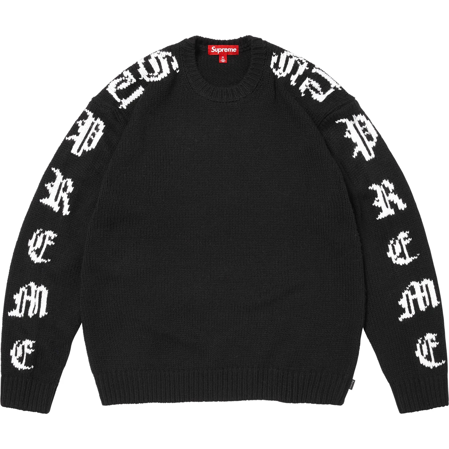 【代購】Supreme SS26 WEEK3 Old English Sleeves Sweater Unisex SUP-SS26-059