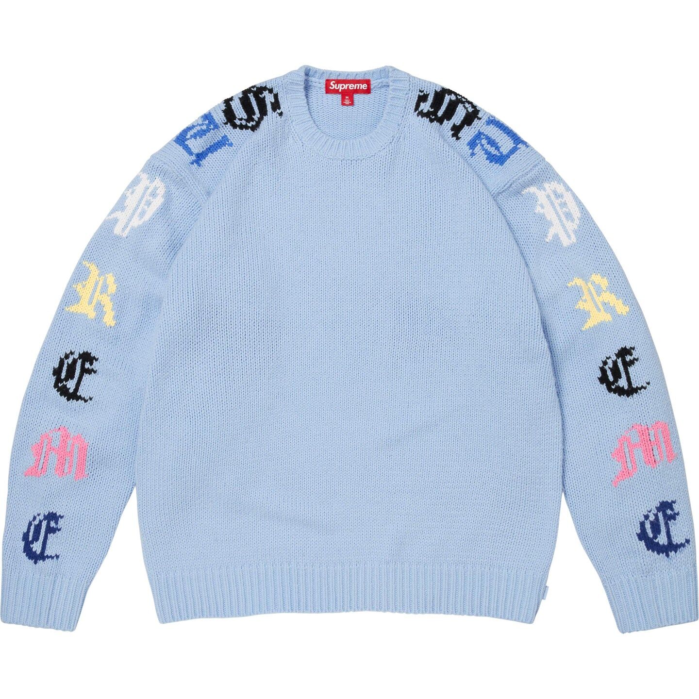 【代購】Supreme SS26 WEEK3 Old English Sleeves Sweater Unisex SUP-SS26-059