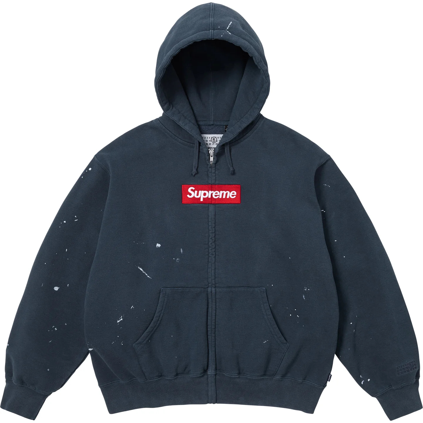 【代購】Supreme x MM6 Maison Margiela SS26 WEEK4 Box Logo Zip Up Hooded Sweatshirt Unisex SUP-SS26-100