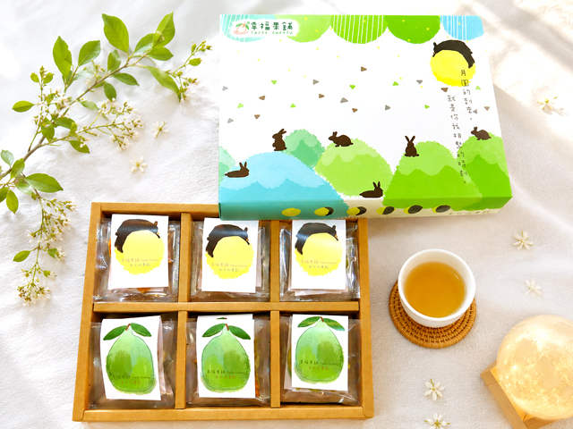 幸福果舖 Taste Sweety - 柚兔熊水果乾禮盒6格 中秋禮盒 果乾禮盒 中秋果乾 中秋送禮