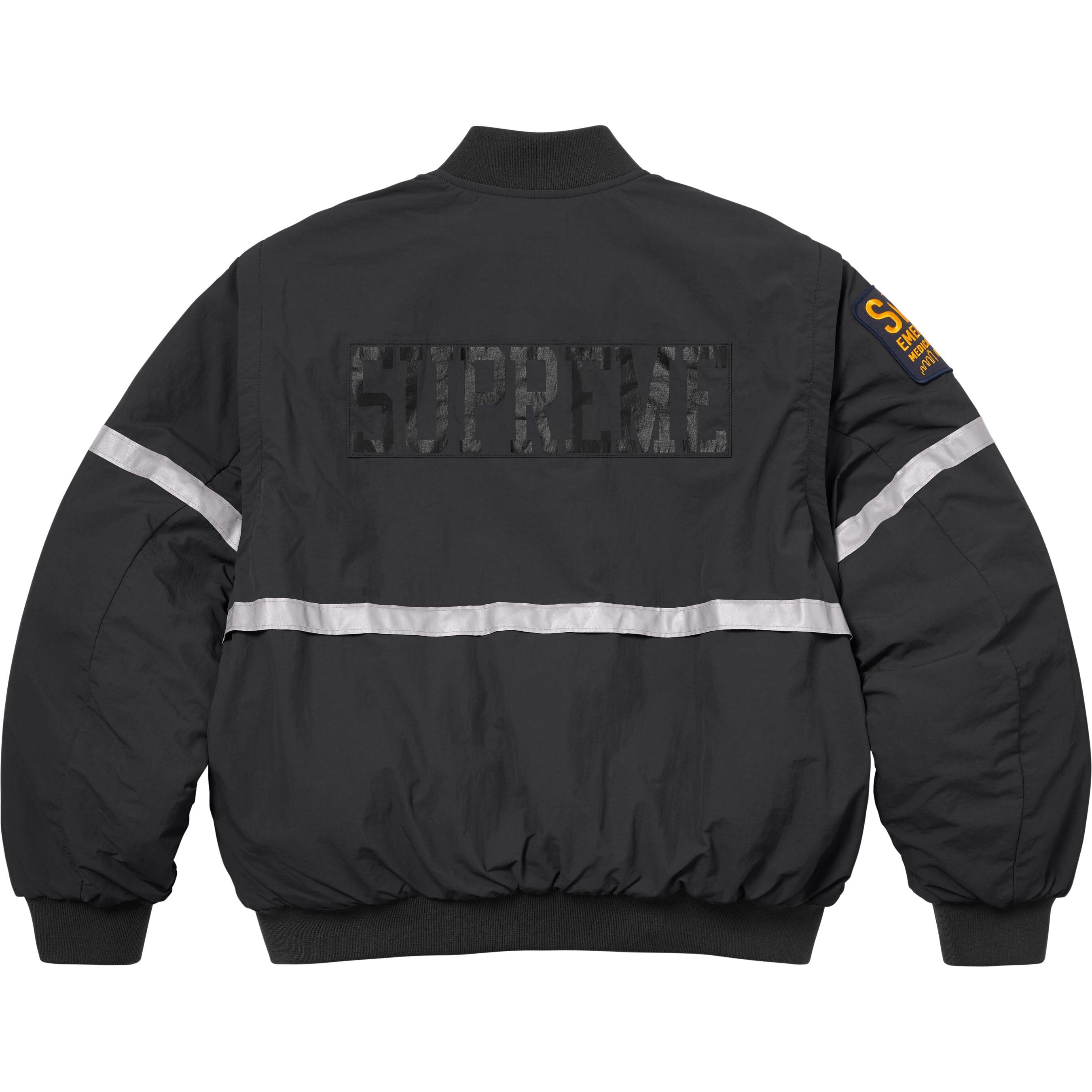【代購】Supreme SS26 WEEK5 Zip off Sleeve Reflective Stripe Jacket Jackets & Coats Unisex SUP-SS26-137