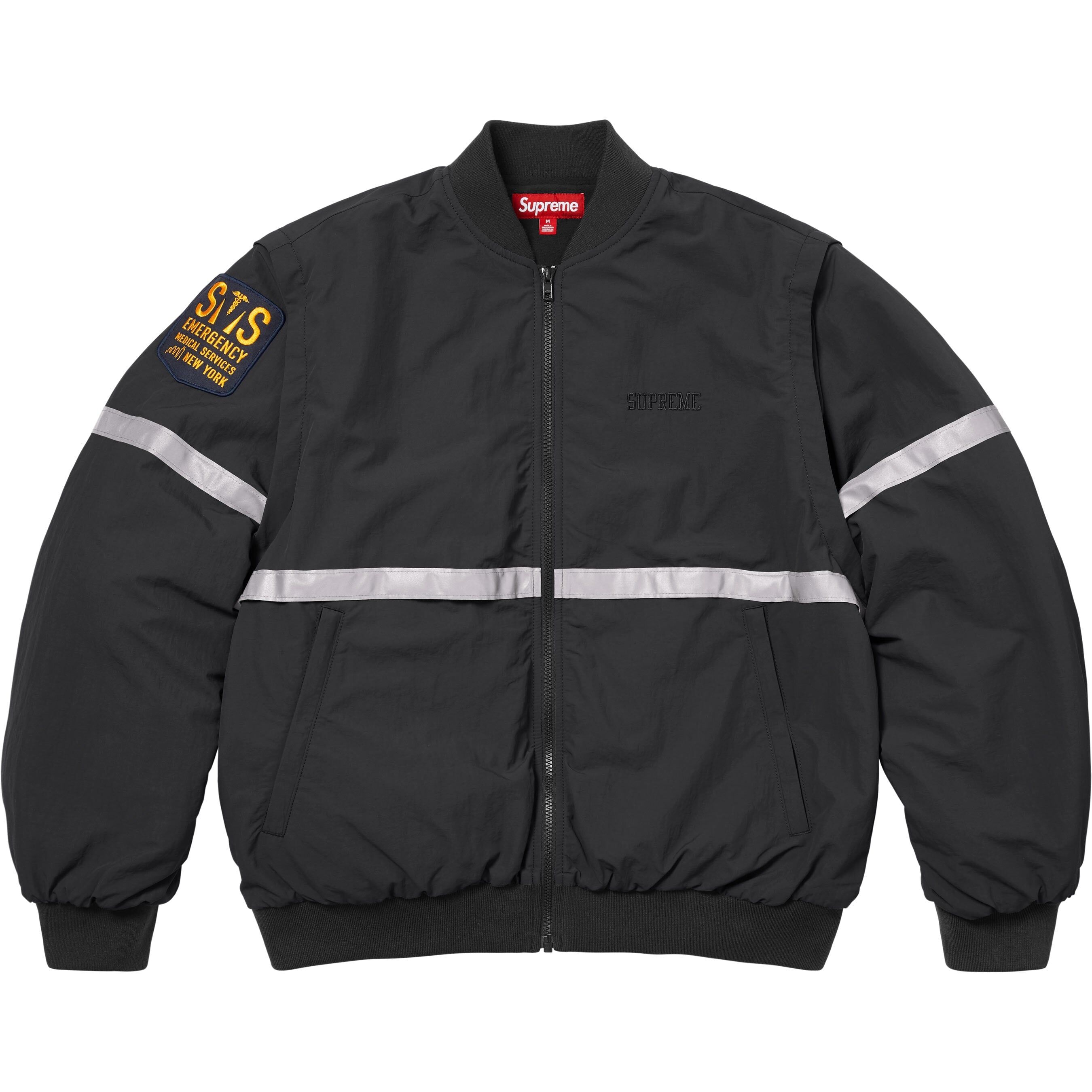 【代購】Supreme SS26 WEEK5 Zip off Sleeve Reflective Stripe Jacket Jackets & Coats Unisex SUP-SS26-137