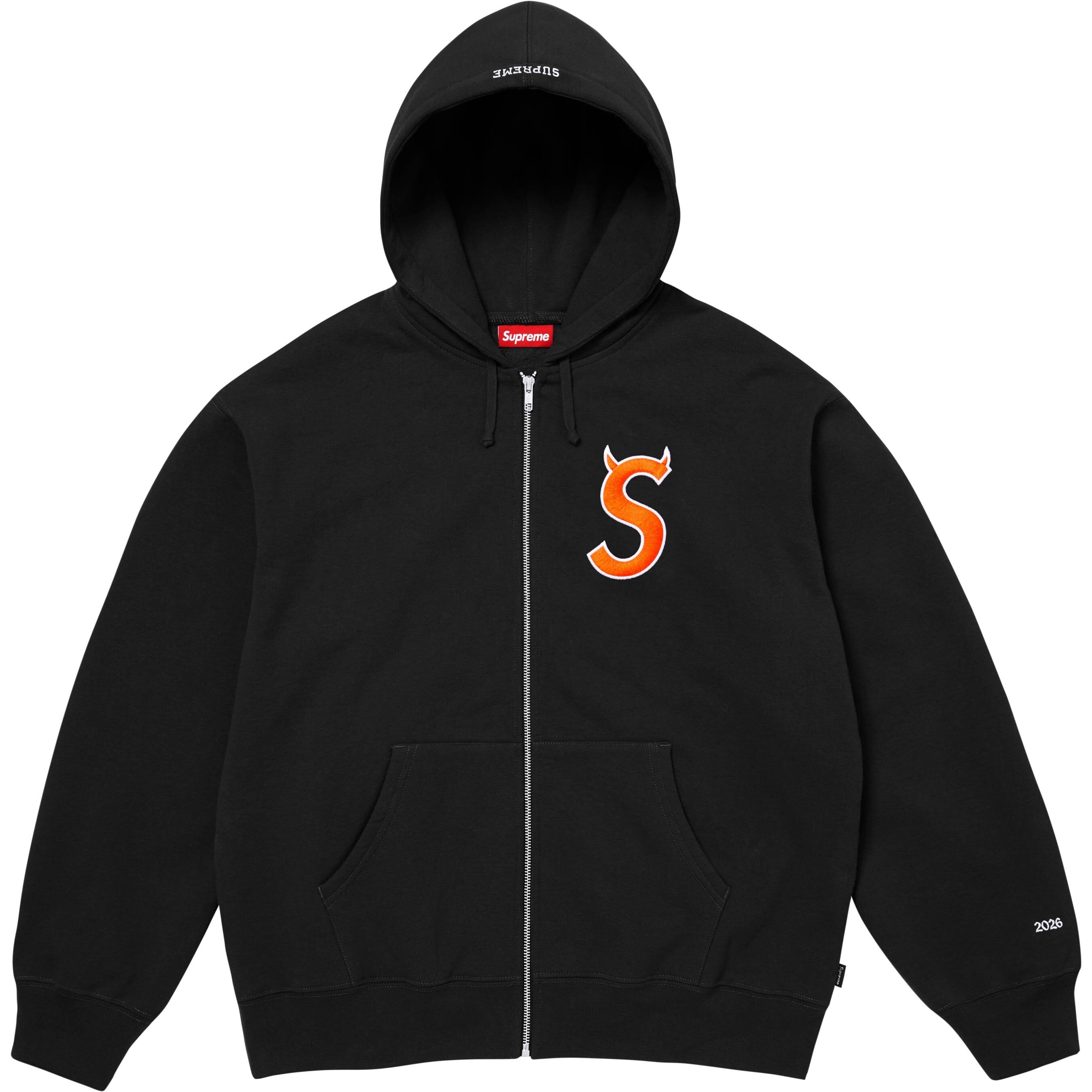 【代購】Supreme SS26 WEEK5 Devil S Logo Zip Up Hooded Sweatshirt Unisex SUP-SS26-134