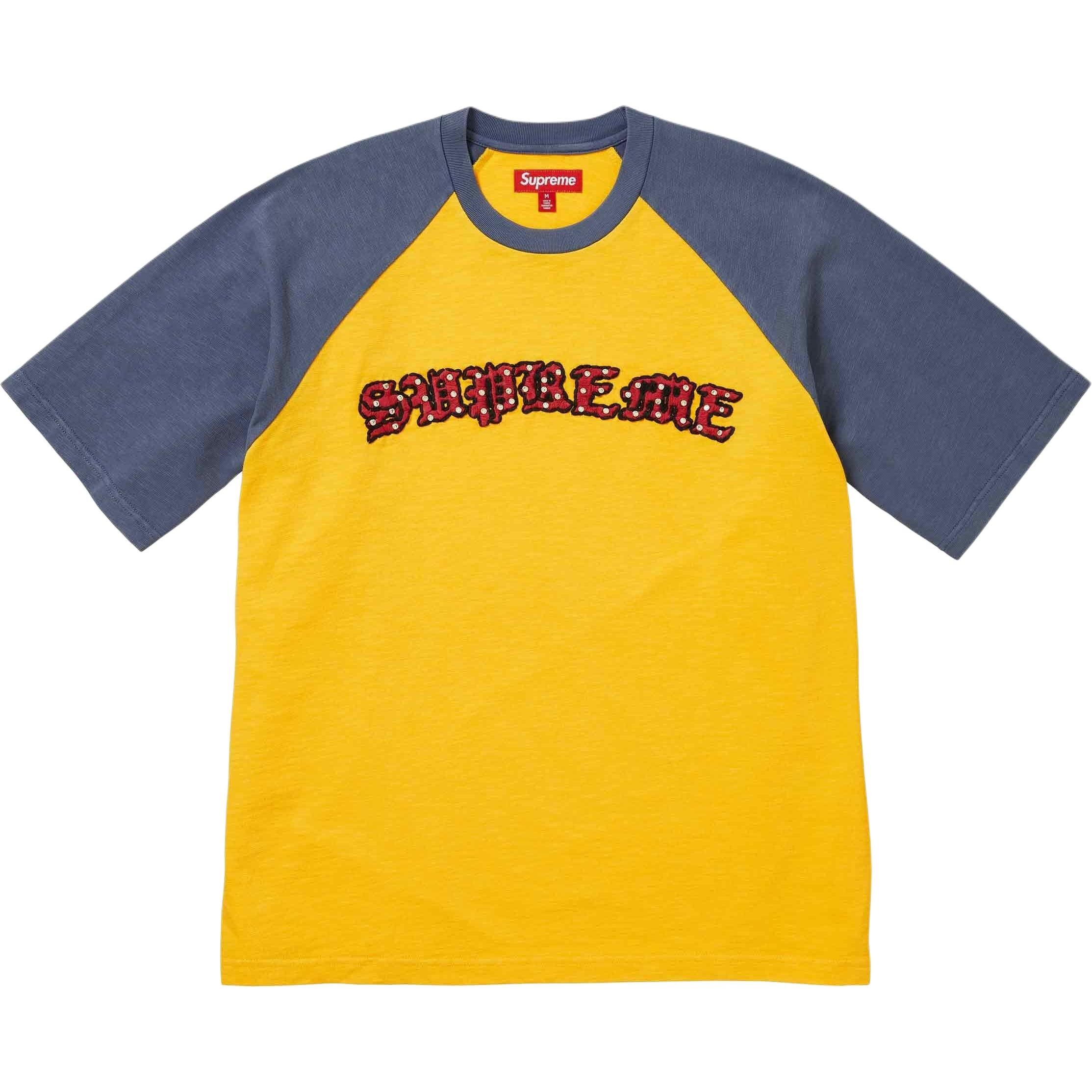【代購】Supreme SS26 WEEK5 Rhinestone Raglan S/S Top T Shirt Unisex SUP-SS26-135