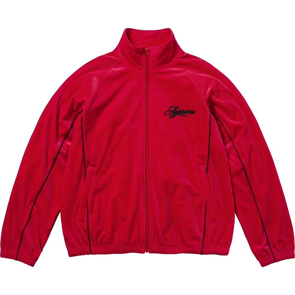 【代購】Supreme SS26 WEEK6 Velour Mesh Track Jacket Unisex SUP-SS26-121