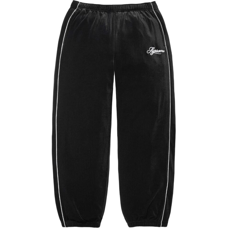 【代購】Supreme SS26 WEEK6 Velour Mesh Track Pant Knitted Sweatpants Unisex SUP-SS26-128