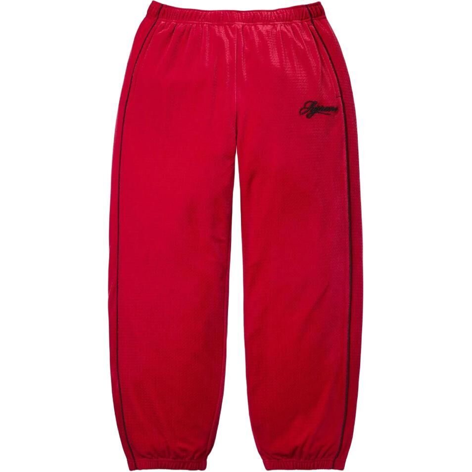 【代購】Supreme SS26 WEEK6 Velour Mesh Track Pant Knitted Sweatpants Unisex SUP-SS26-128
