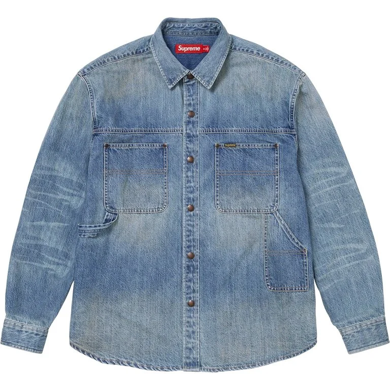 【代購】Supreme SS26 WEEK6 Worn Snap Painter Shirt Unisex SUP-SS26-125