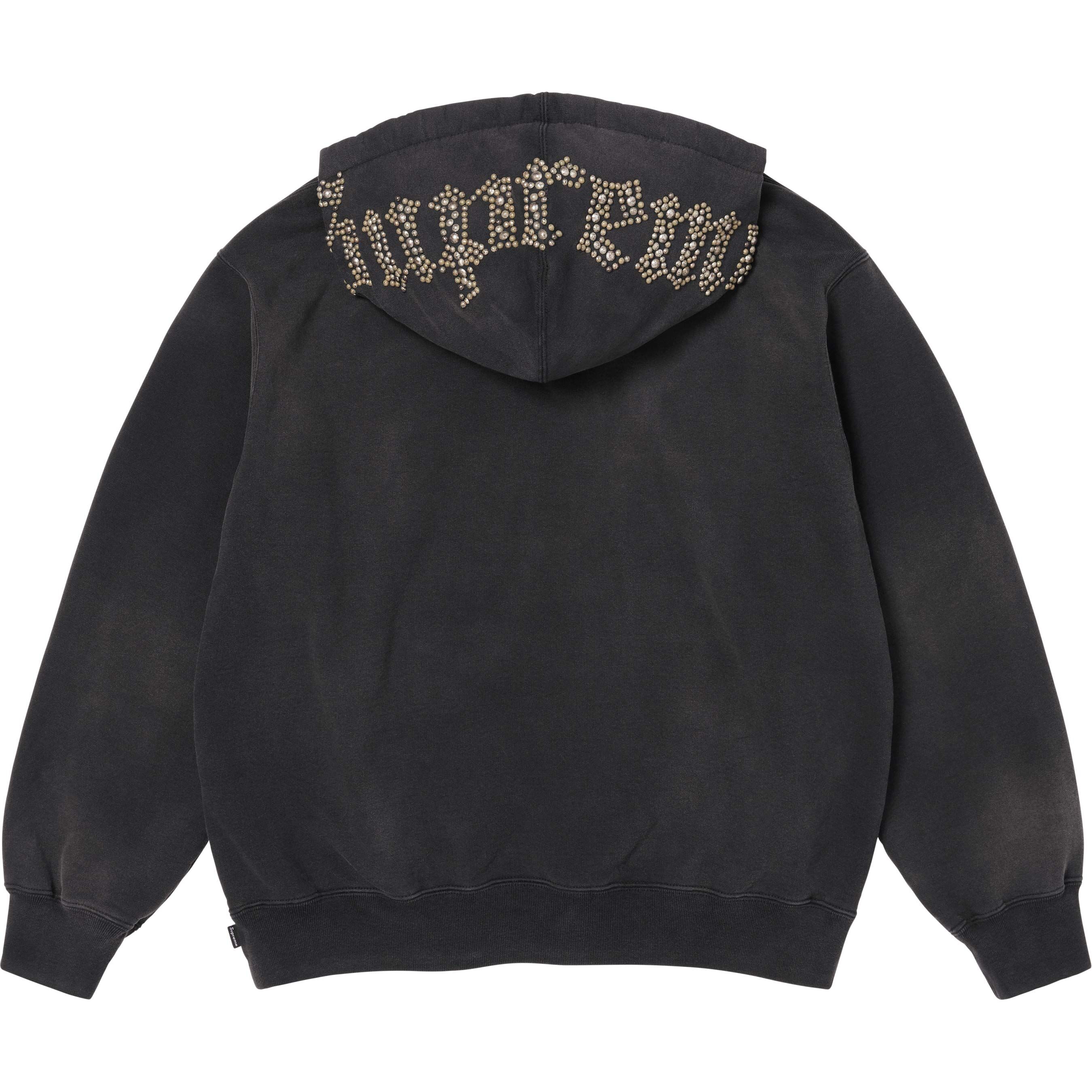 【代購】Supreme SS26 WEEK7 Overdyed Studded Hooded Sweatshirt Unisex SUP-SS26-154