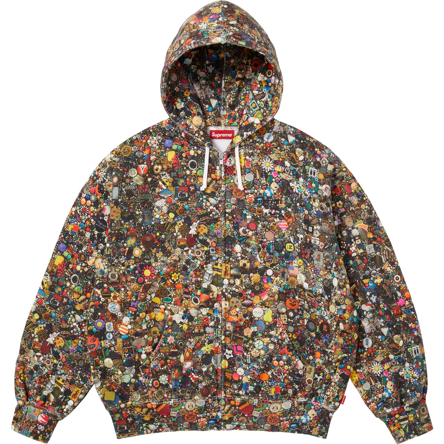 【代購】Supreme x Mike Kelley SS26 WEEK8 Zip Up Hooded Sweatshirt Unisex SUP-SS26-171