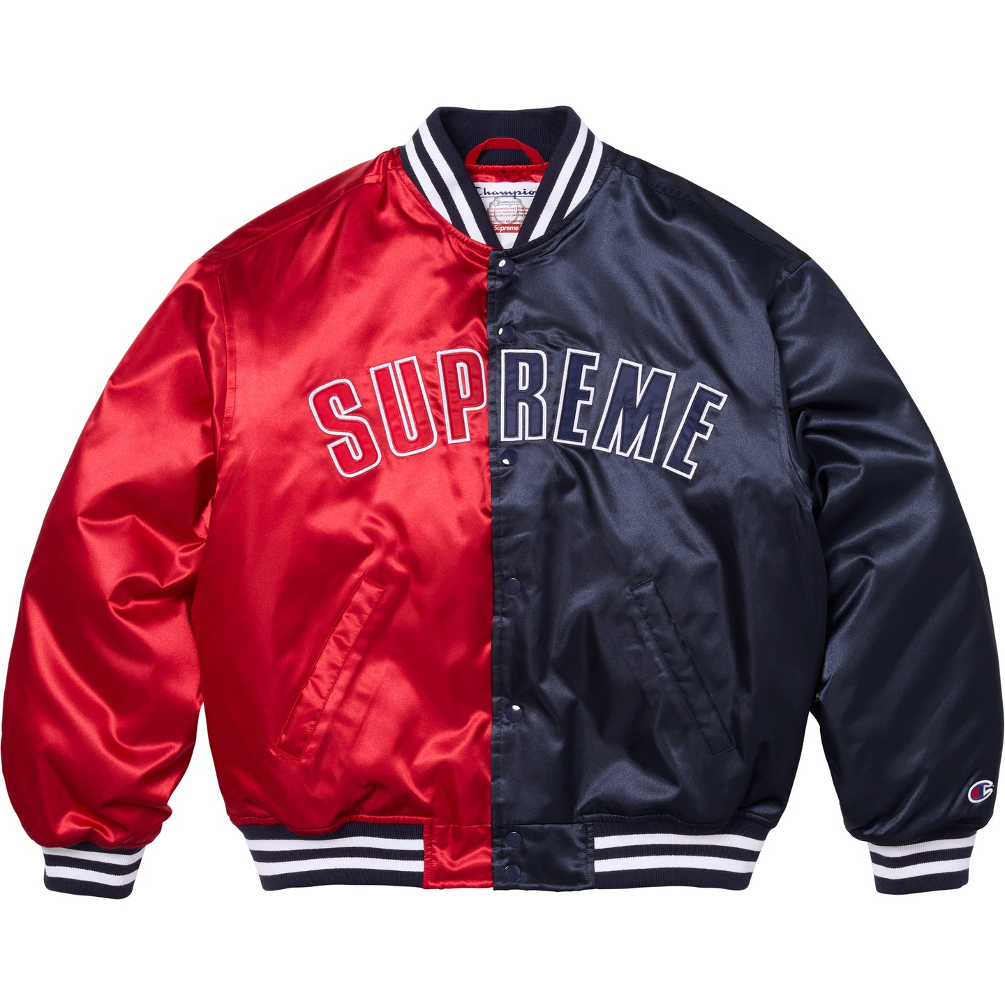 【代購】Supreme x Champion SS26 WEEK8 Satin Varsity Jacket Unisex SUP-SS26-170