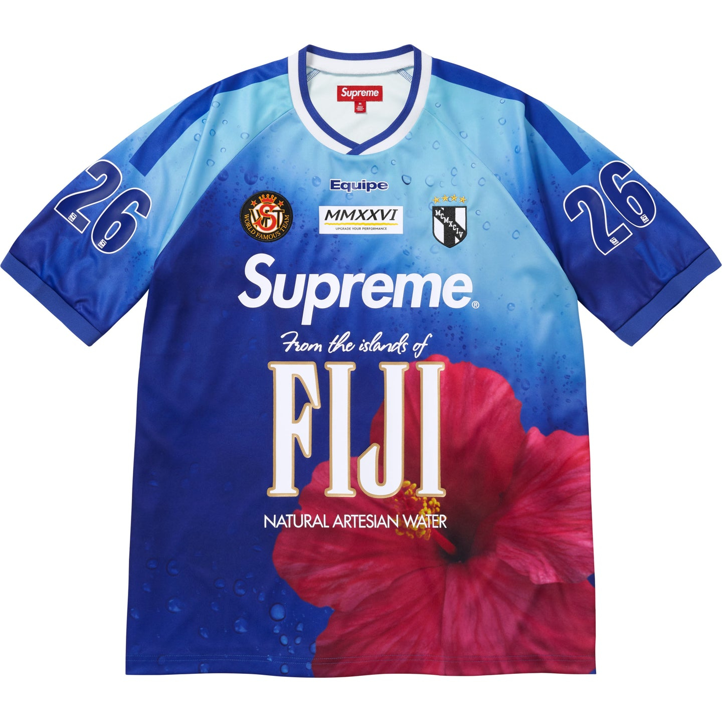 【代購】Supreme x FIJI SS26 WEEK9 Soccer Jersey Soccer Jersey Unisex SUP-SS26-187