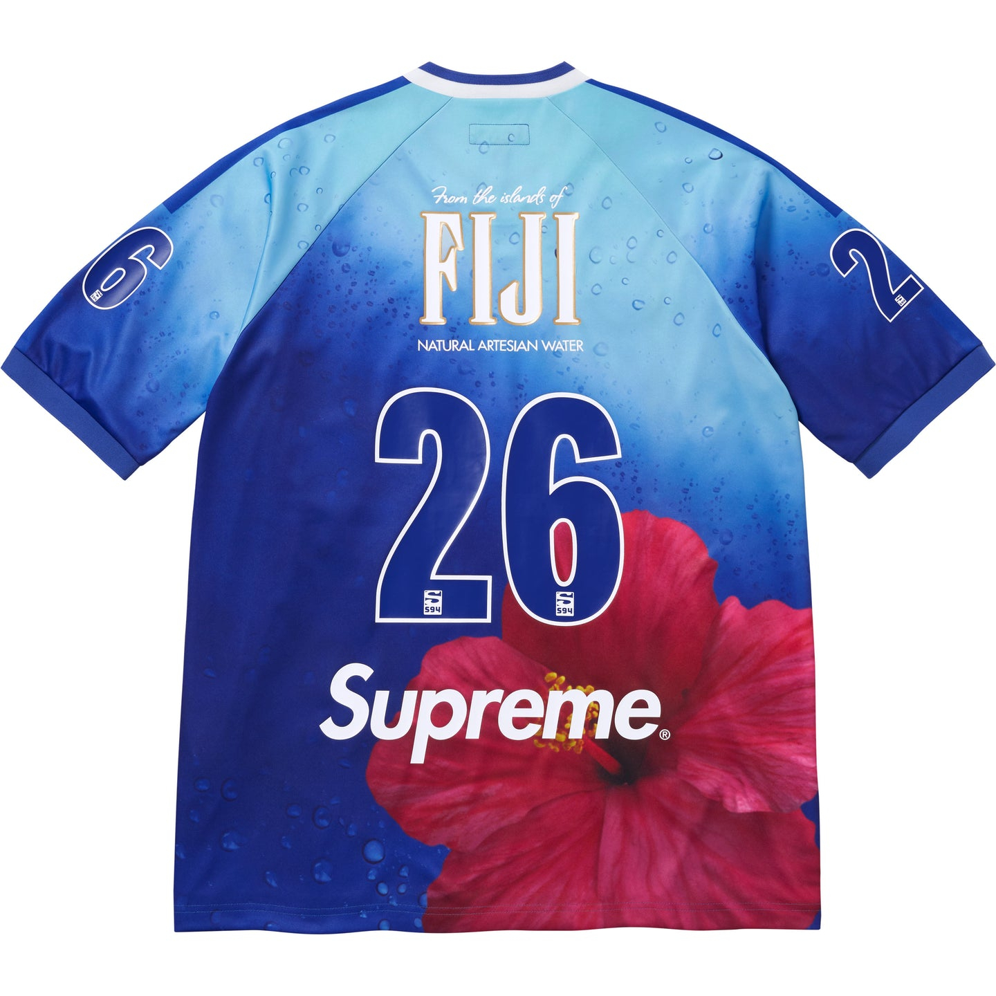 【代購】Supreme x FIJI SS26 WEEK9 Soccer Jersey Soccer Jersey Unisex SUP-SS26-187