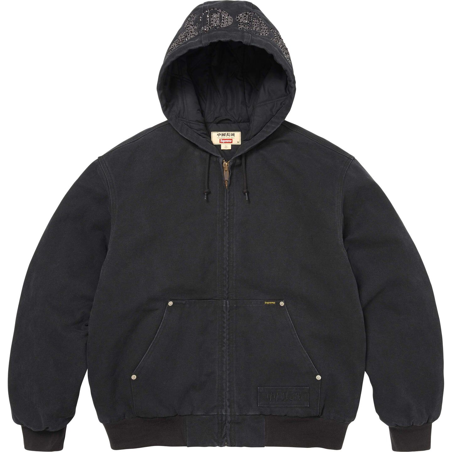 【代購】Supreme x ZHONGGUOCHANGCHENG,LIANMINGKUAN SS26 WEEK9 The Great China Wall Hooded Work Jacket Puffer Jacket Unisex SUP-SS26-185