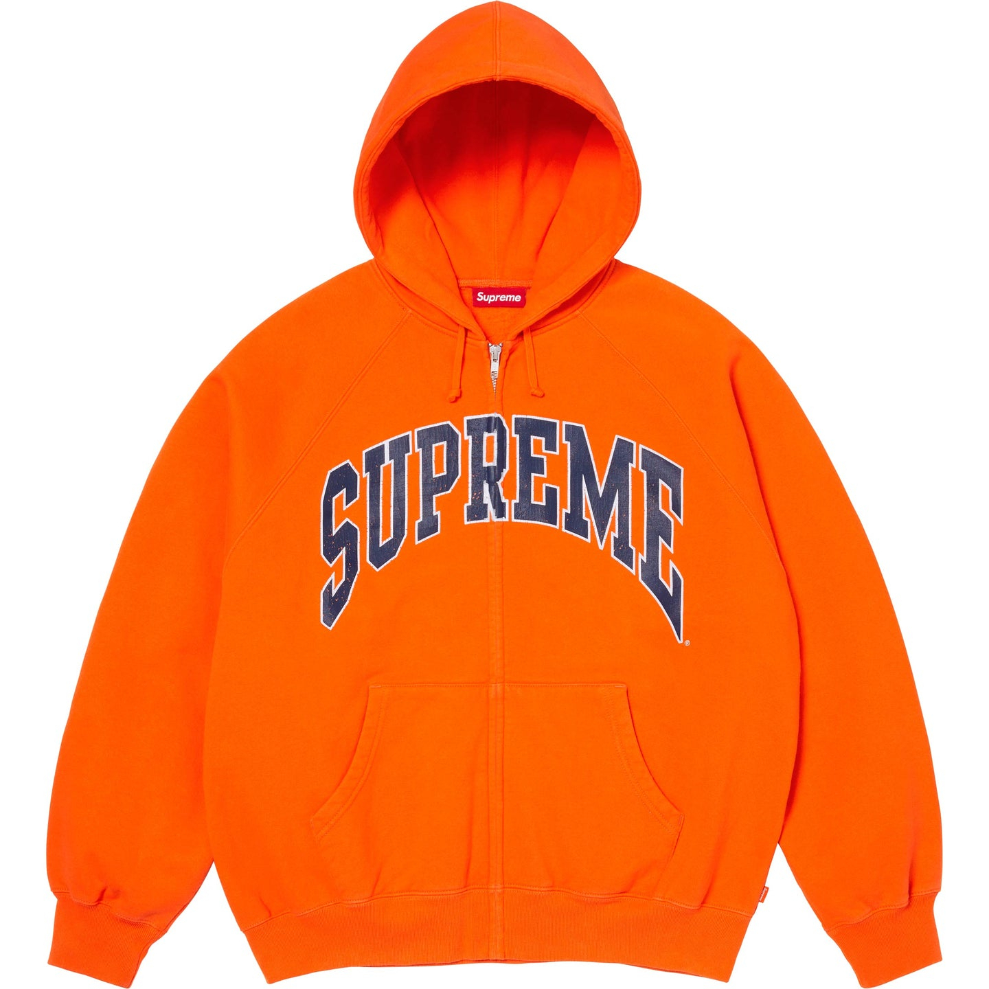 【代購】Supreme SS26 WEEK9 Cracked Raglan Zip Up Hooded Sweatshirt Unisex SUP-SS26-192