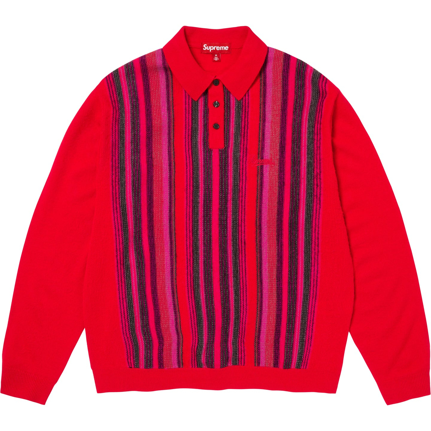 【代購】Supreme SS26 WEEK9 Multi Stripe Polo Sweater Polo Shirt Unisex SUP-SS26-195