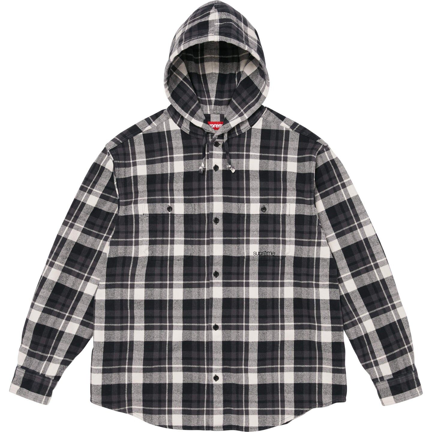 【代購】Supreme SS26 WEEK10 Hooded Flannel Shirt Unisex SUP-SS26-205
