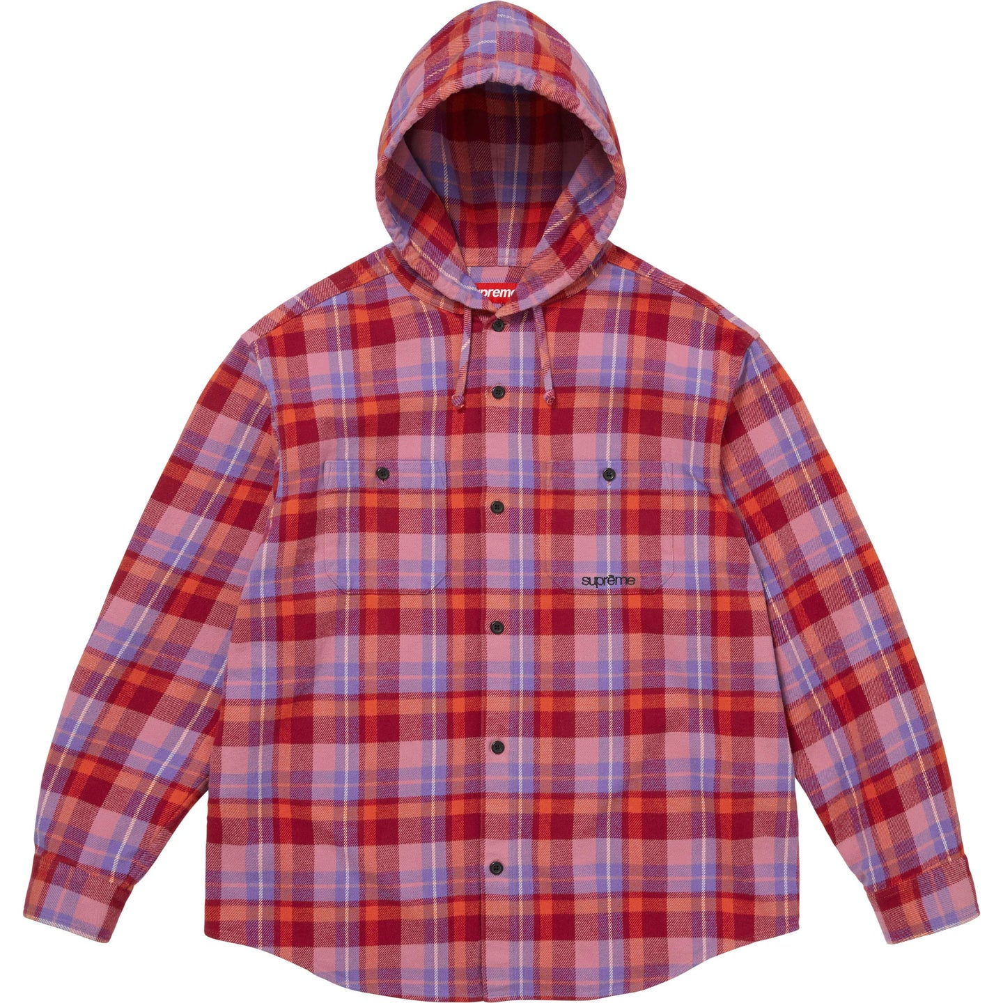 【代購】Supreme SS26 WEEK10 Hooded Flannel Shirt Unisex SUP-SS26-205