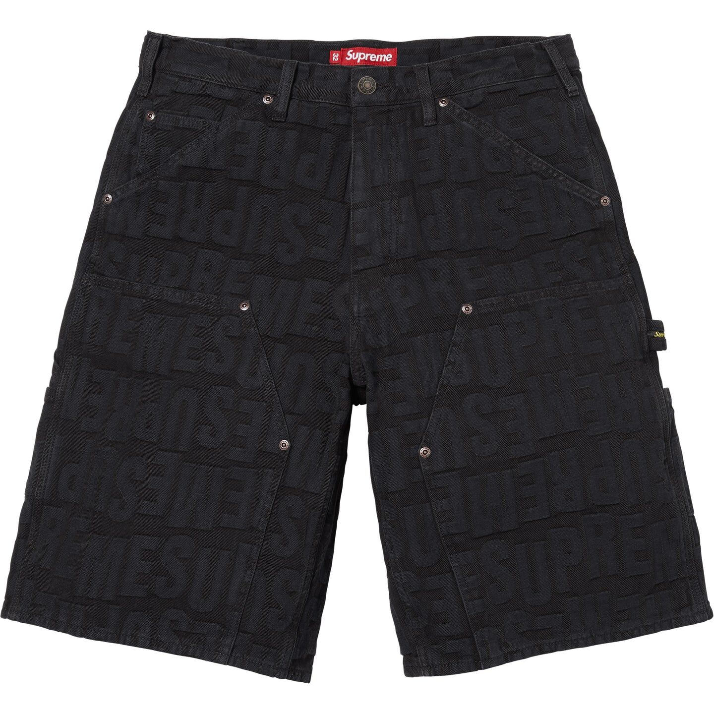 【代購】Supreme SS26 WEEK12 Repeat Jacquard Double Knee Denim Short Denim Shorts Unisex SUP-SS26-265